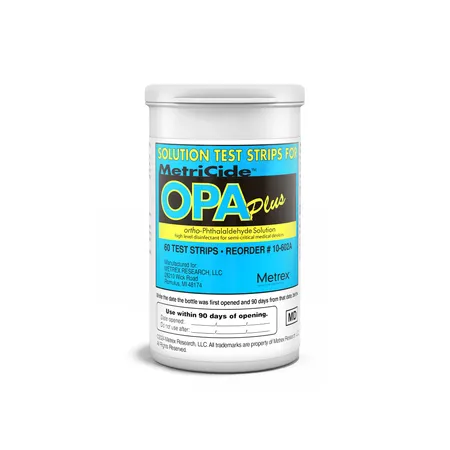 Test Strips Metricide OPA Plus Disinfecting Solution, 120/Ea